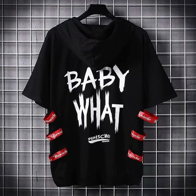 Men`s Street Style Lace Punk Gothic Pullover Designer Steampunk Hem Hip Hop Sweatshirts Shirts Tees