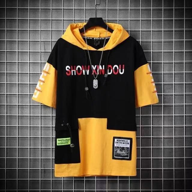 Men`s Street Style Lace Punk Gothic Pullover Designer Steampunk Hem Hip Hop Sweatshirts Shirts Tees