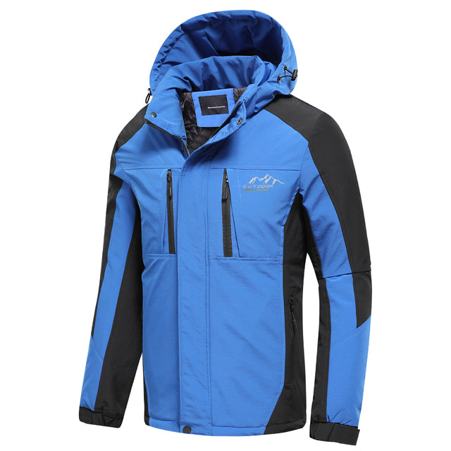 Men's Autumn Fashion Patchwork Waterproof Pockets.