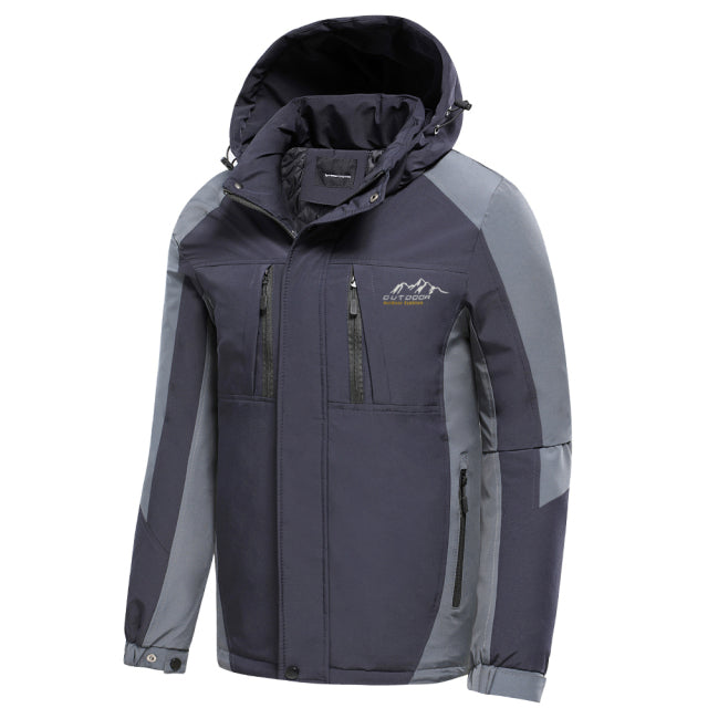 Men's Autumn Fashion Patchwork Waterproof Pockets.
