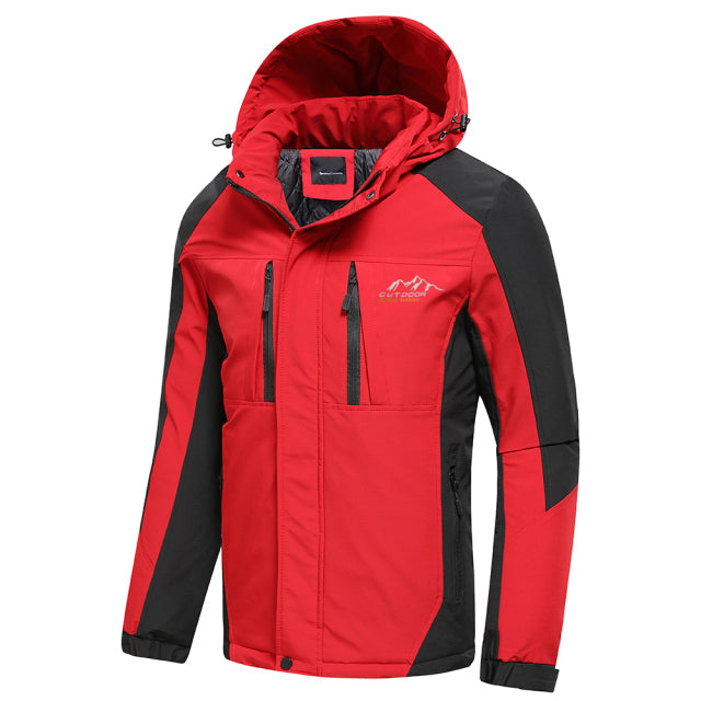 Men's Autumn Fashion Patchwork Waterproof Pockets.