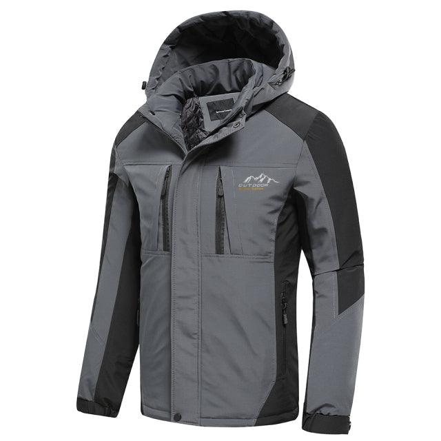 Men's Autumn Fashion Patchwork Waterproof Pockets.