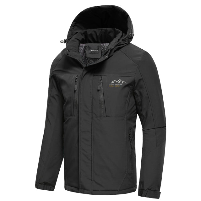 Men's Autumn Fashion Patchwork Waterproof Pockets.