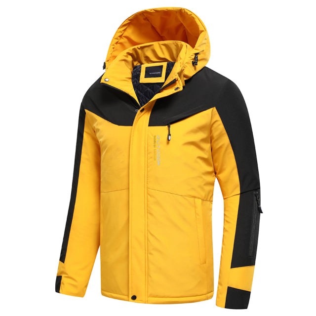 Men's Autumn Fashion Patchwork Waterproof Pockets.