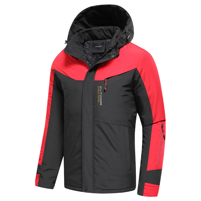 Men's Autumn Fashion Patchwork Waterproof Pockets.