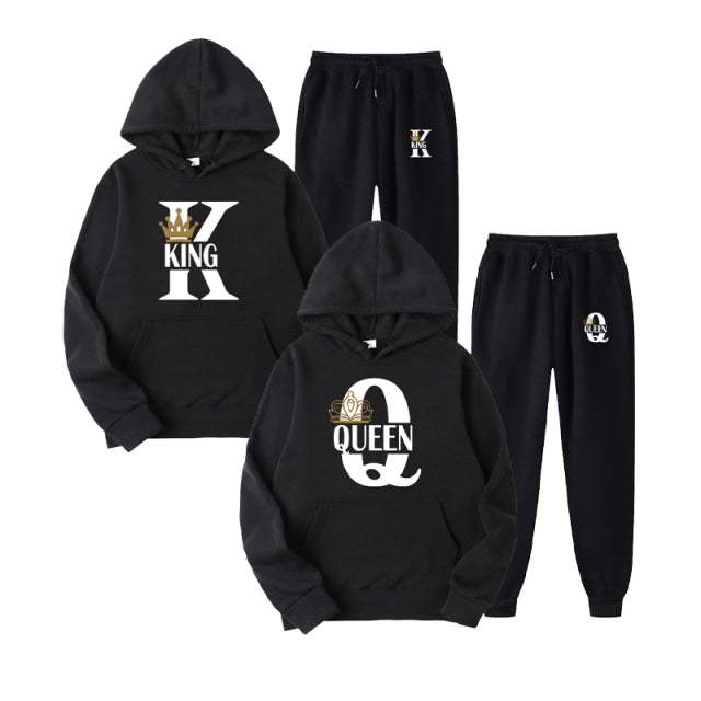 Latest Fashion - Couple Sportwear Set KING or QUEEN