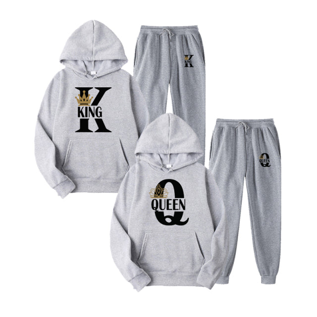 Latest Fashion - Couple Sportwear Set KING or QUEEN