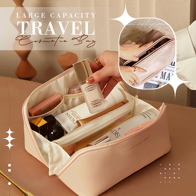 Women's Toiletries Travel Cosmetic Bag.