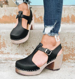 Block heel sandals women's shoes