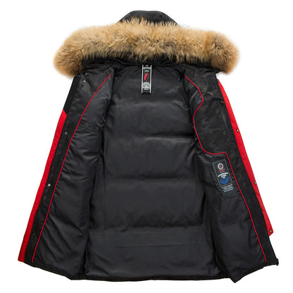 Laishebert Mid-length Down Jacket Men Thickened