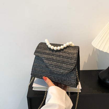Gentle Temperament Pearl Chain Handbag Foreign Style