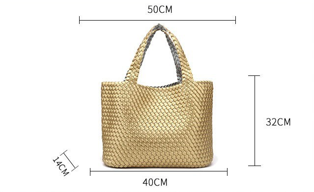 Woven Bag Open Cross Handbag