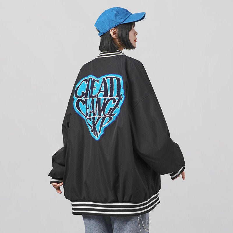 Korean Style Loose Love Country Tide Street BF Jacket