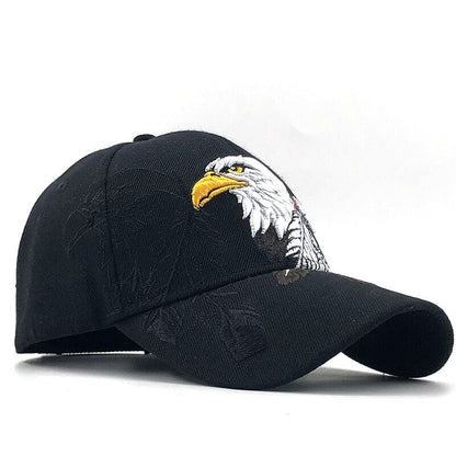Patriotic American Eagle and American Flag Baseball Cap USA 3D Embroidery