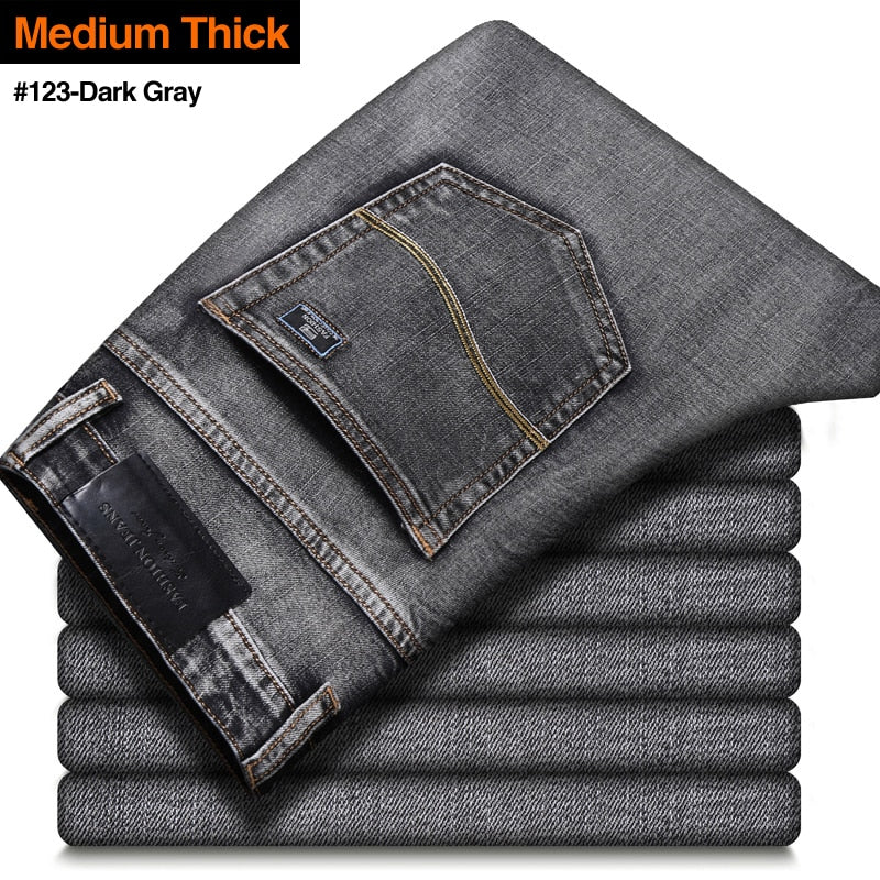 New, Men's Stretch Regular Fit Jeans.