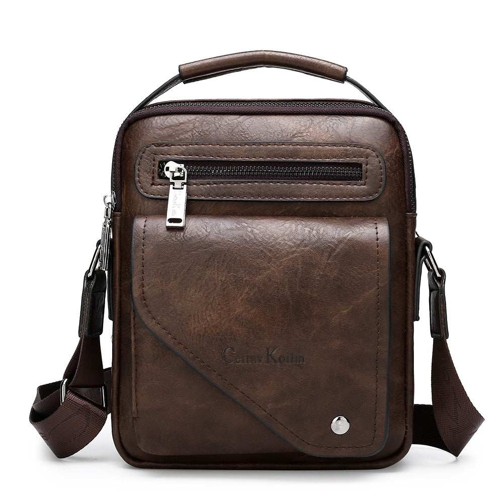 Men's, Famous Designer Shoulder, Messenger Bags. Split Leather High Quality.