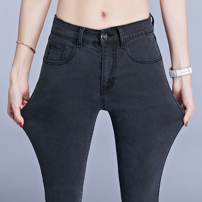 Jeans for Women, blue, gray,, black High Elastic - Sizes 36; 38; 40; Stretch Jeans