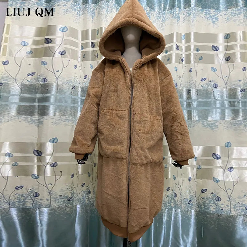 Women's Parka - Long Warm Faux Fur Jacket/Coats Hoodies.