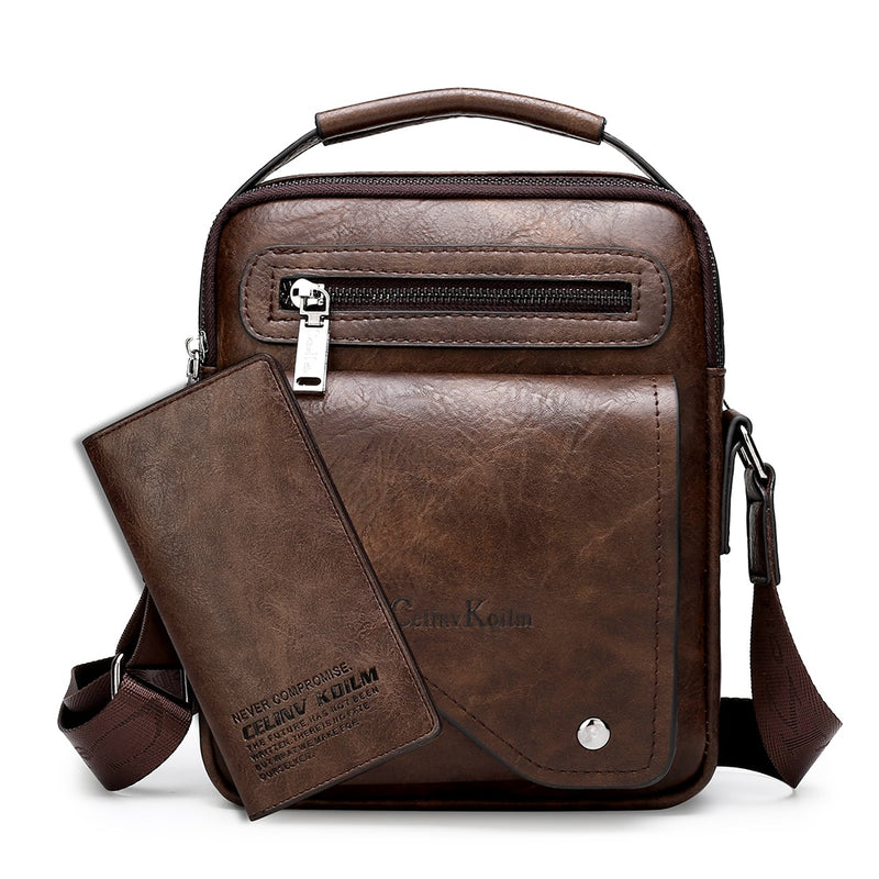 Men's, Famous Designer Shoulder, Messenger Bags. Split Leather High Quality.