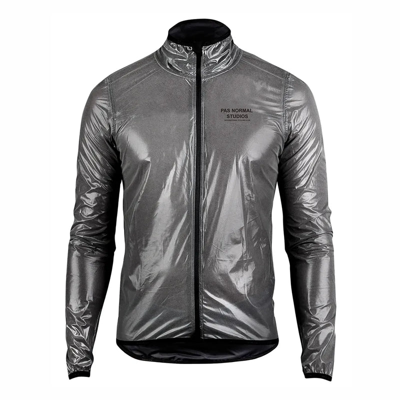 full black classic super lightweight rain jacket windproof and waterproof cycling jacket Convenient to carry