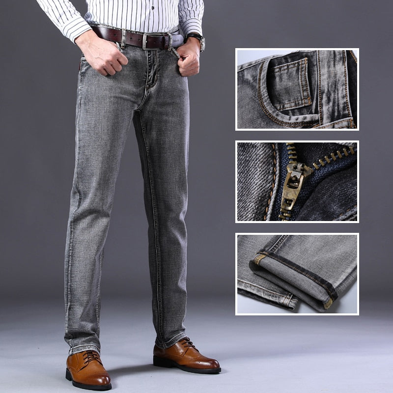 New, Men's Stretch Regular Fit Jeans.