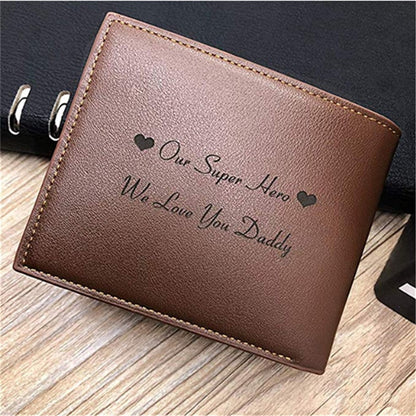 Men High Quality PU Leather Wallet.