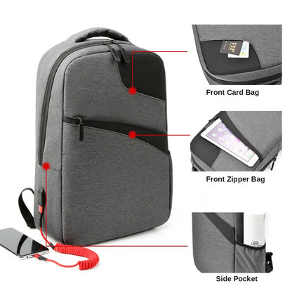 New Business Backpack Men USB Charging Travel Backpack.