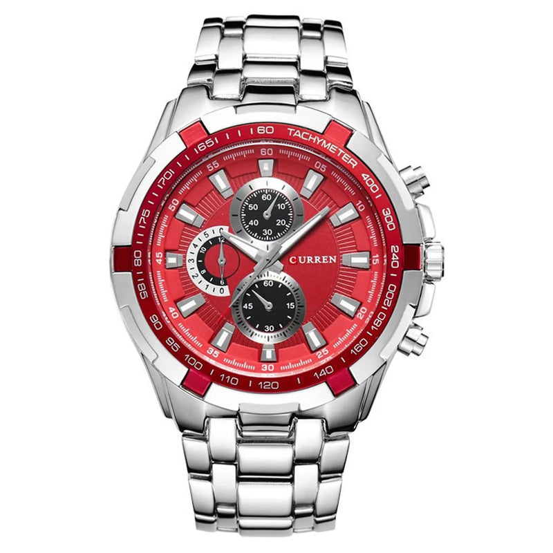 Top Brand Mens Watch 2023 Fashion Big Ddial Casual Business Watch Men's Quartz Waterproof Steel Belt Wristwatches Montre Homme