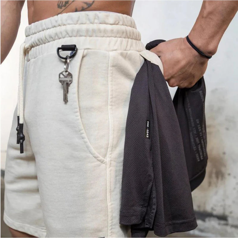 2024 New Men Sporting Running Shorts Cotton Bodybuilding Sweatpants Fitness Short pants Jogger Gyms men sport Training Shorts