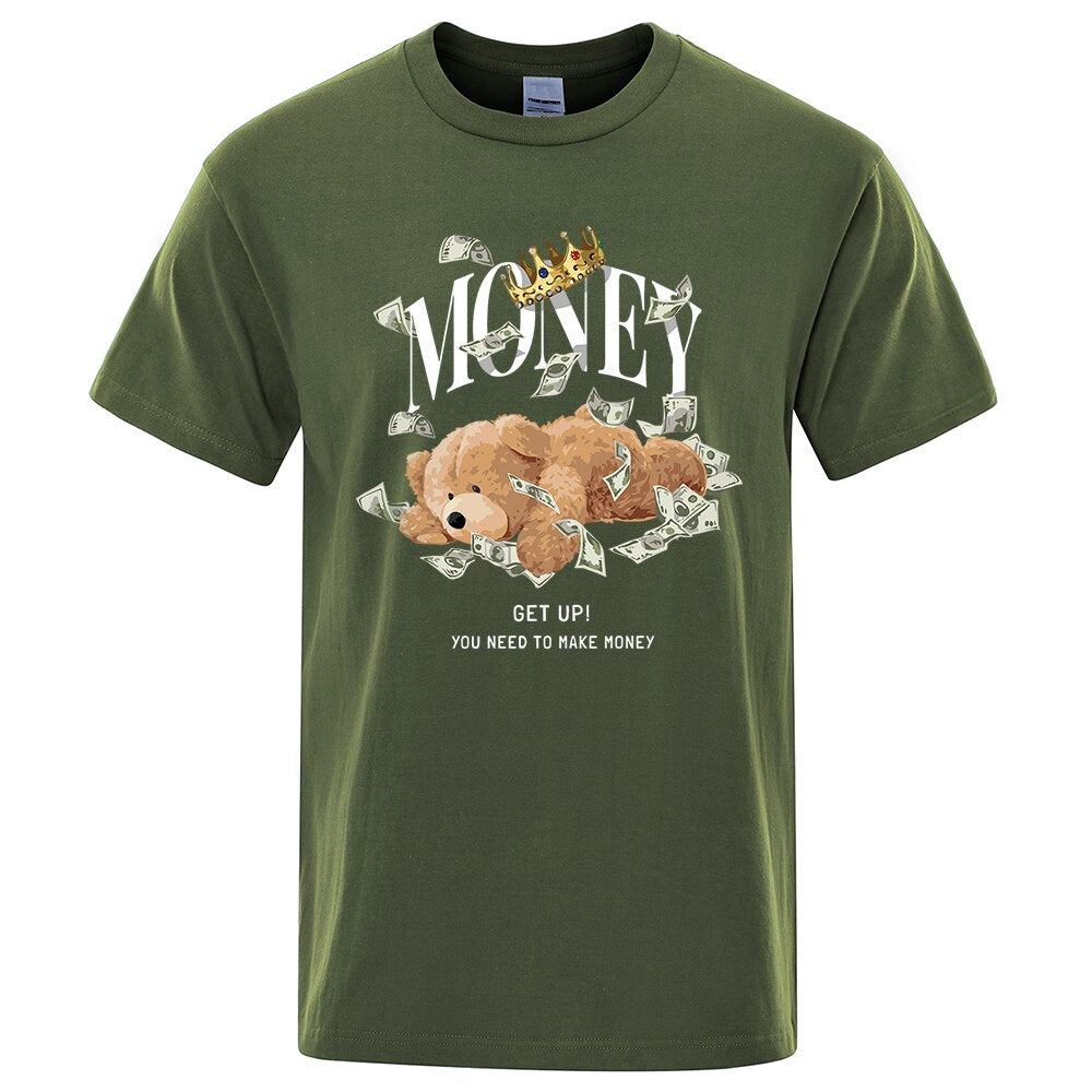 Teddy Bear T Shirt For Men, Quality Brand Tee Shirt.