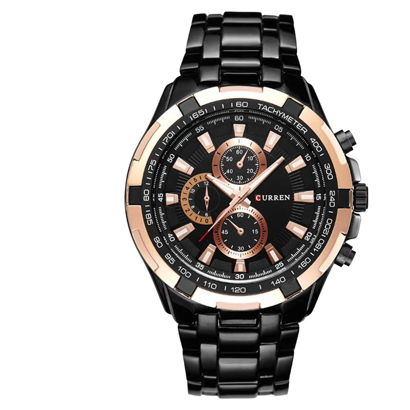 Top Brand Mens Watch 2023 Fashion Big Ddial Casual Business Watch Men's Quartz Waterproof Steel Belt Wristwatches Montre Homme