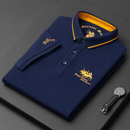 Men's Short Sleeve Polo shirt, Embroidery POLO. Casual Collar T-Shirt