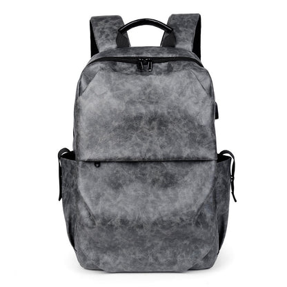 High Quality Leather Men's Travel Backpack.