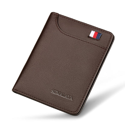 Men Wallets Leather Purse credit card Luxury Card package 2022 WILLIAMPOLO Genuine Leather Men's WalletsNew Design Men Short