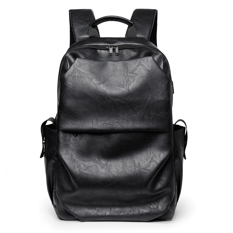 High Quality Leather Men's Travel Backpack.
