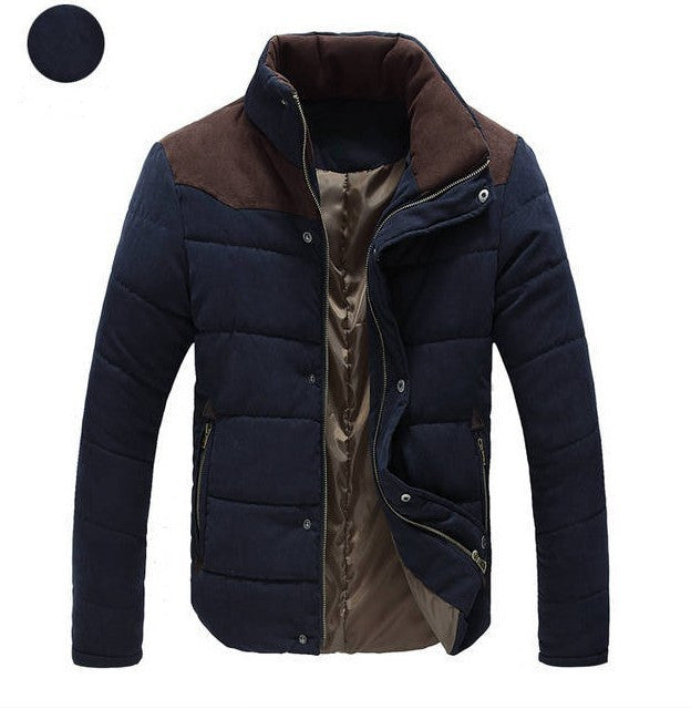Warm Causal Parkas Male Outerwear Windbreak Jackets Coats