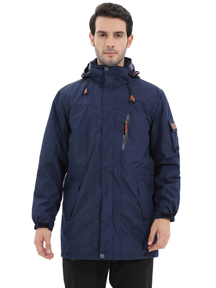 Men Sports And Leisure Warm Waterproof Jacket