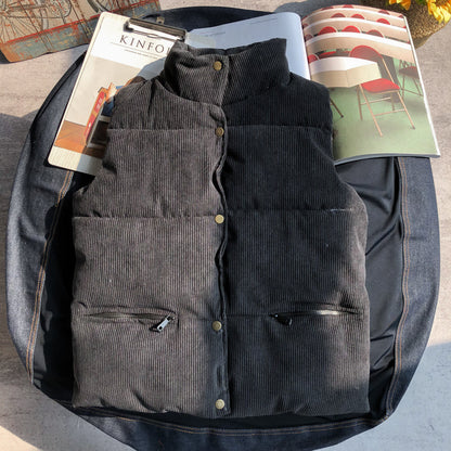 Thickened Warm Casual Down Cotton Vest Jacket