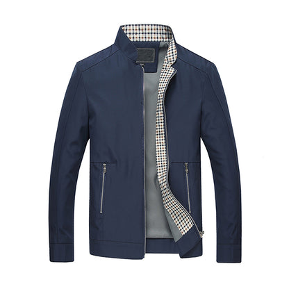 Casual Men's Jacket, Bomber, Solid Sportswear Men's Jackets
