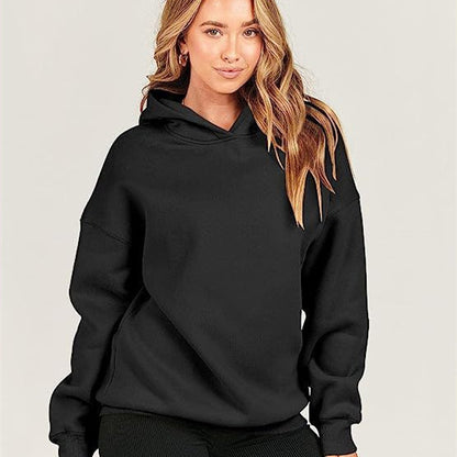 Ladies Loose Hooded Sweater, Sports And Leisure.