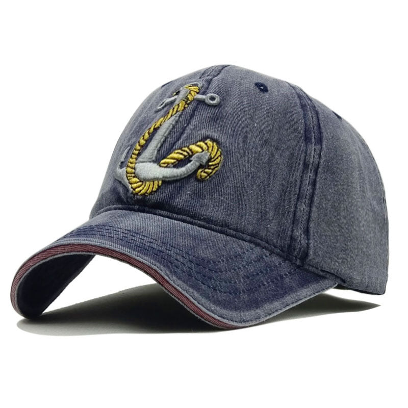 Anchor Embroidered Baseball Caps