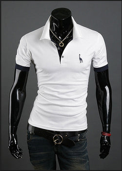 Summer T-shirt Men's Short-sleeved Shirt Popular Fashion Polo Shirt