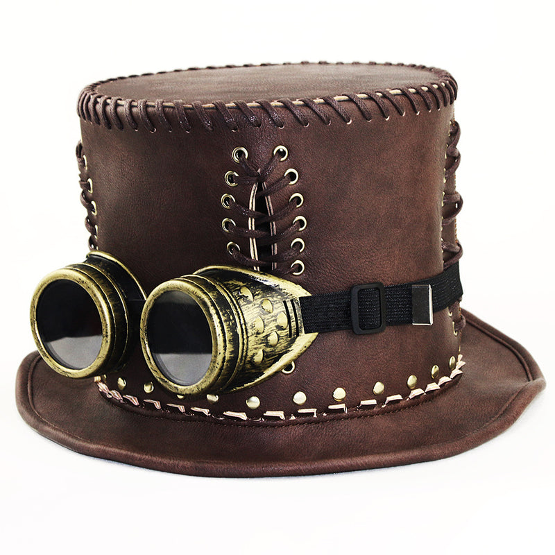 Steampunk industrial retro gentleman bowler women