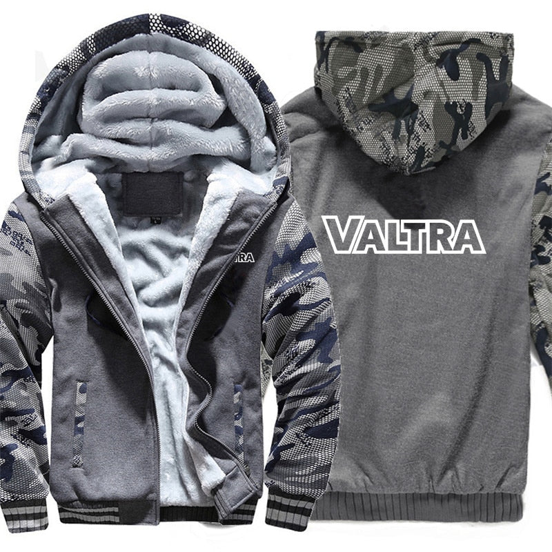 Cool Valtra tractor Hoodies Men Winter Coat Pullover Fleece Warm Valtra Jacket Sweatshirts