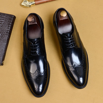 Desai 2022 New Men's Genuine Leather Shoes