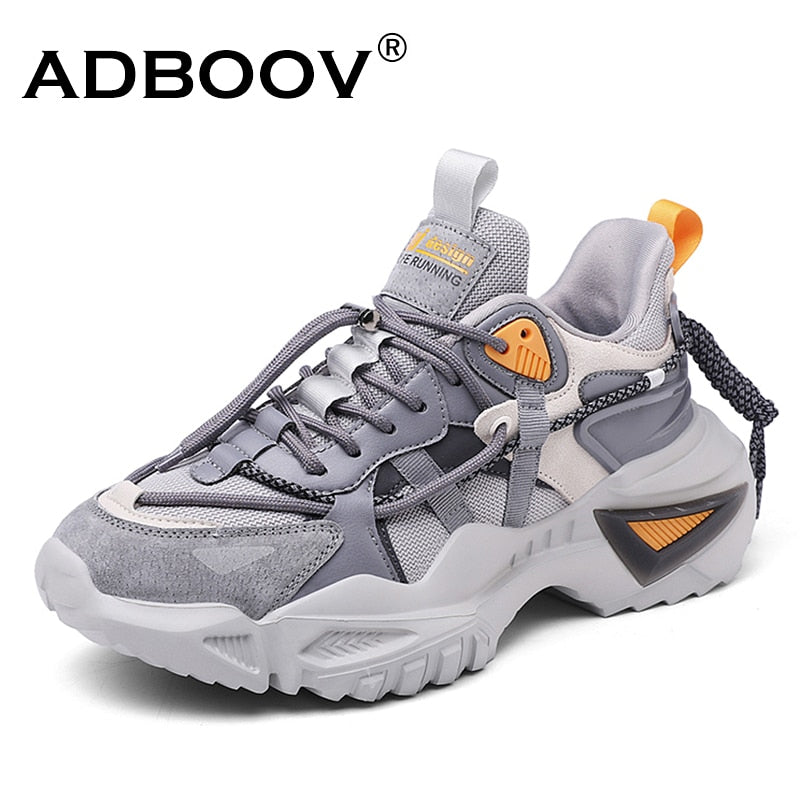 Men's Sneakers Genuine Leather Casual Shoes Trainers.