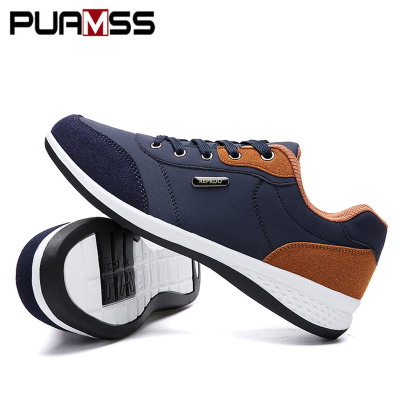 Men's Lace-Up Sneakers