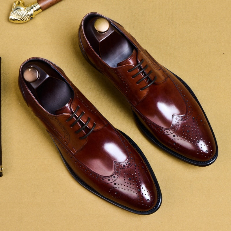 Desai 2022 New Men's Genuine Leather Shoes