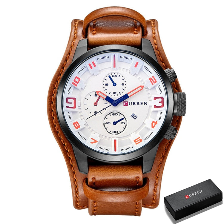 Curren Men Watches Man Clock 2018 Top Brand Luxury Army Military Steampunk Sports Male Quartz-Watch Men Hodinky Relojes Hombre