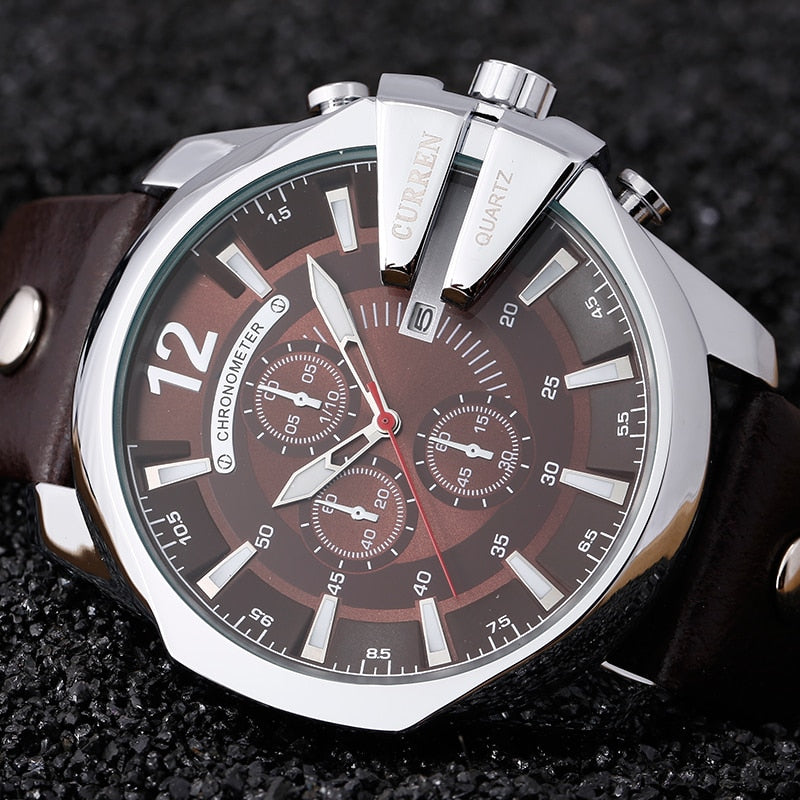 Relogio Masculino CURREN Golden Men Watches Top Luxury Popular Brand Watch Man Quartz Gold Watches Clock Men Wrist Watch 8176